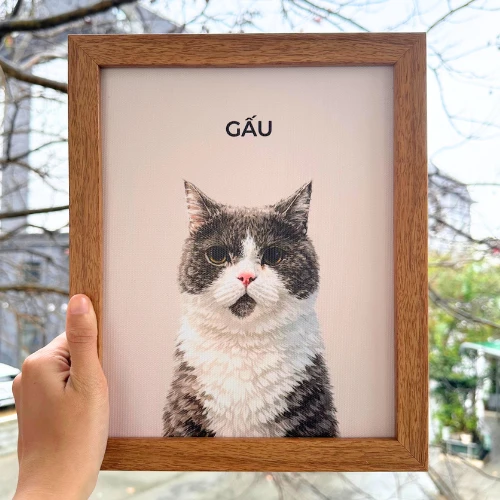 Tranh bé Gấu do Clawkie vẽ